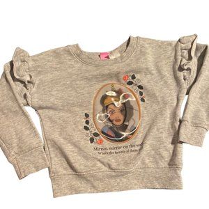 Disney Princess Snow White/ Evil Queen Hologram sweatshirt sz XS
